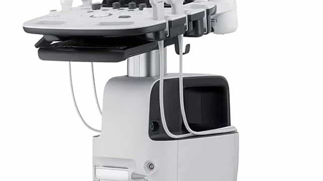 Samsung HS40 Veterinär-Ultraschallsystem auf Trolley